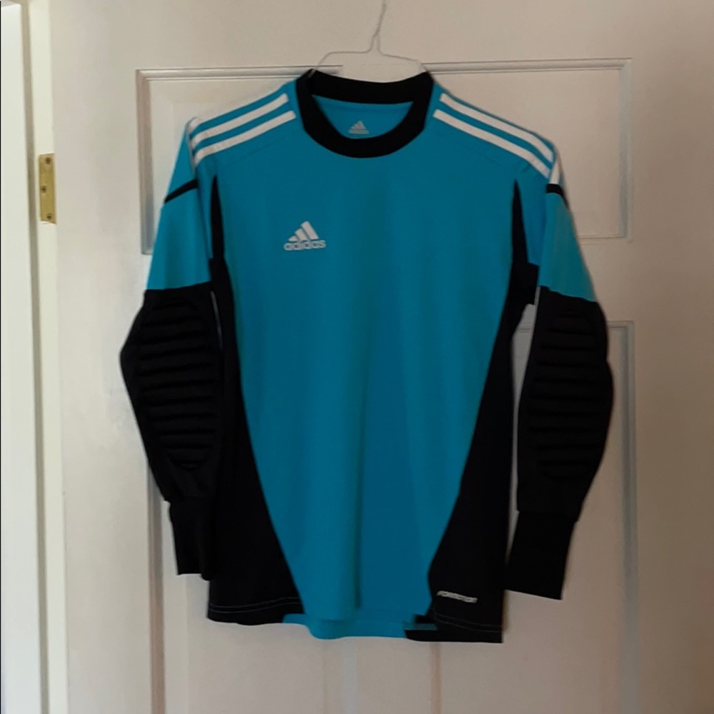 Adidas youth goalie shirt size large